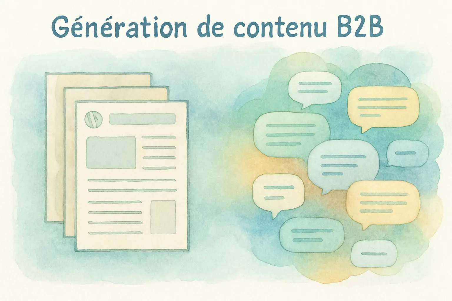 IA générative vs templates : quelle approche pour votre génération de contenu B2B