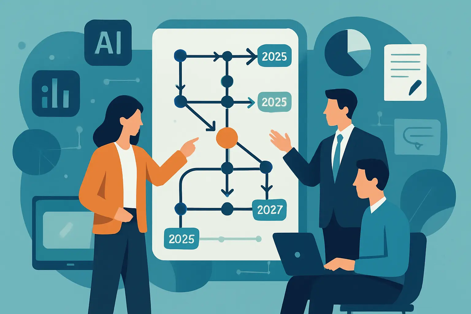 Transformation digitale du marketing de contenu : roadmap 2025-2027