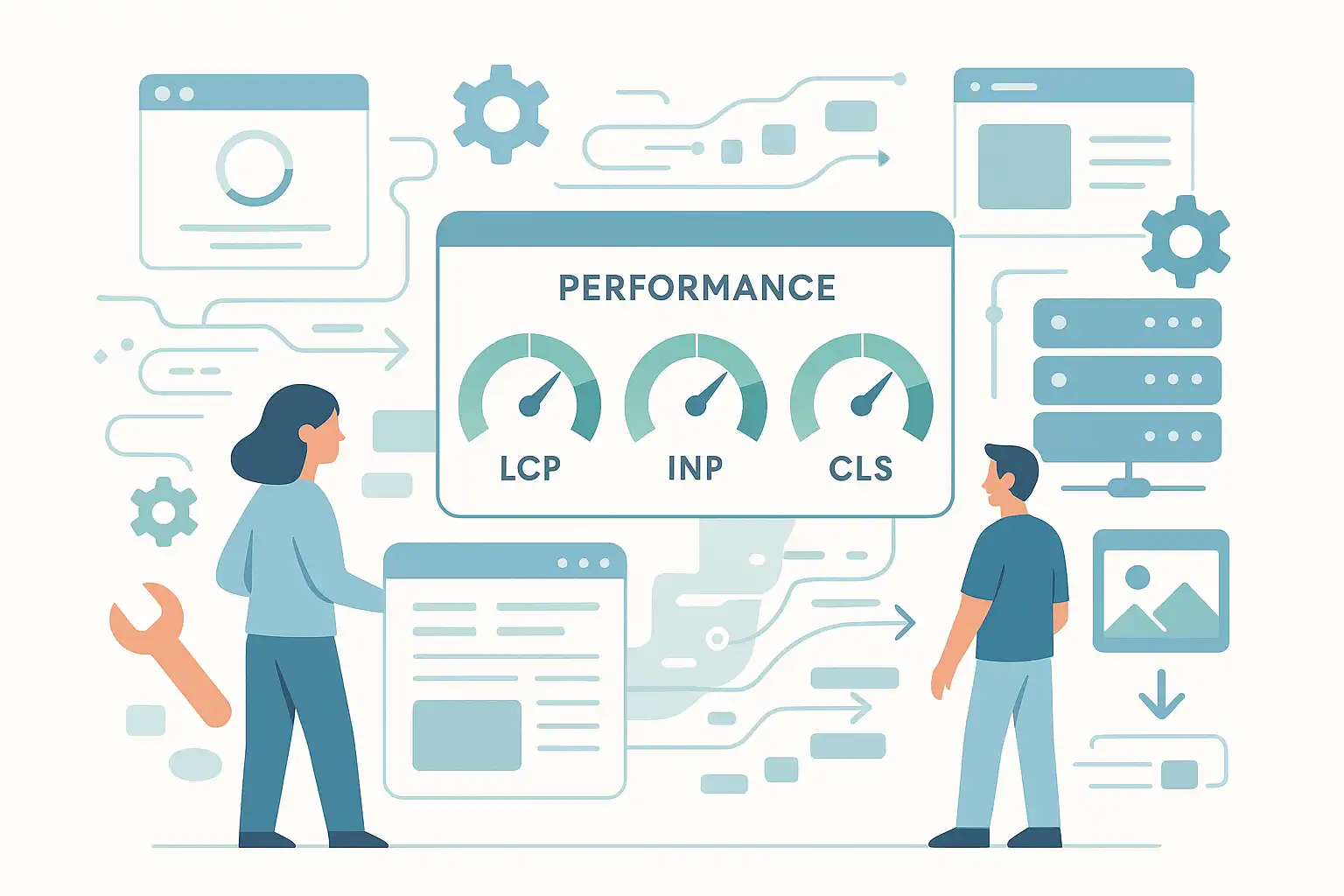 Optimisation Core Web Vitals : impact de l&rsquo;automatisation sur les performances