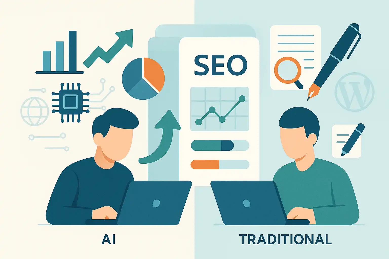 Benchmark 2025 : performance SEO des contenus générés par IA vs traditionnels