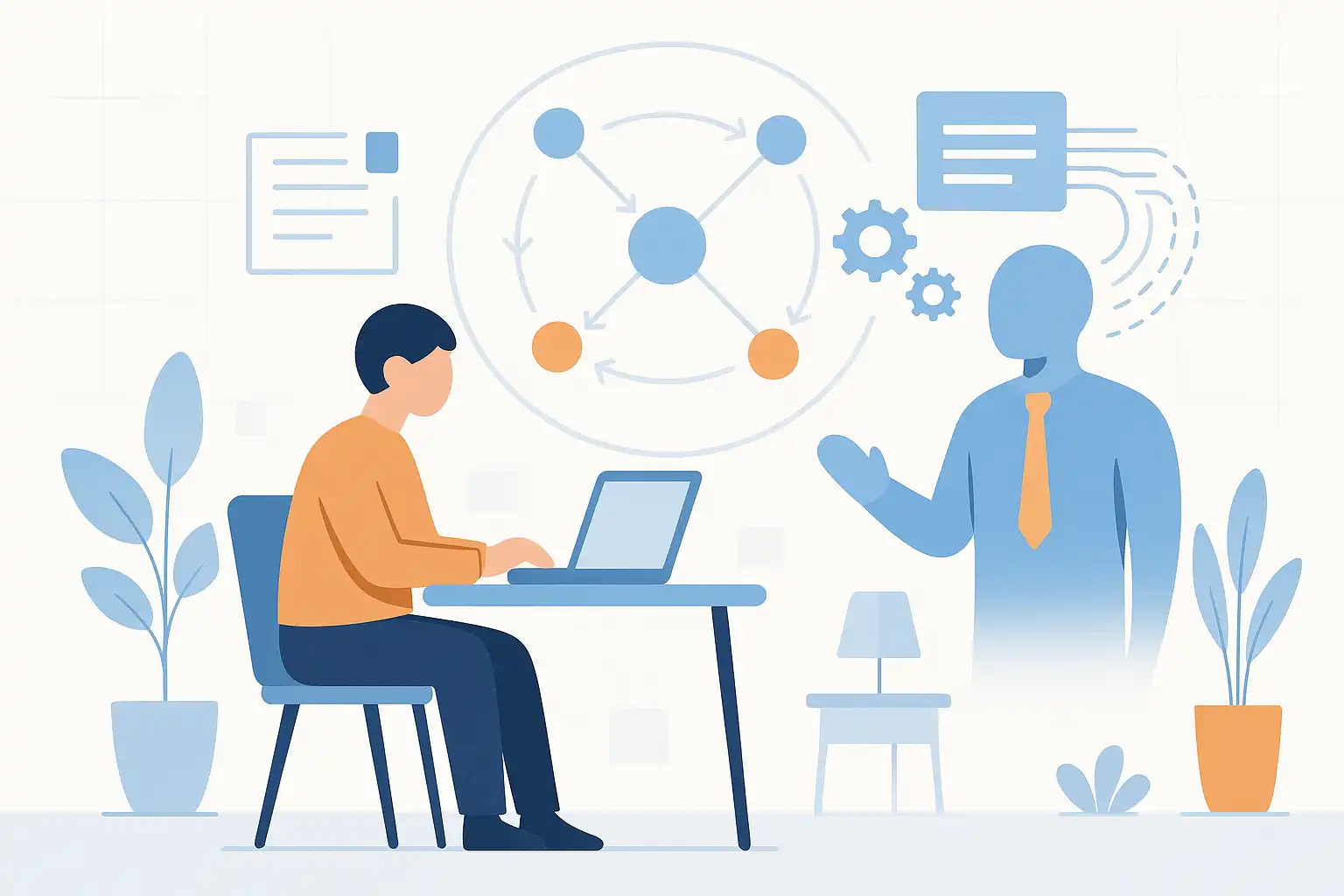 Workflow éditorial hybride : orchestrer humains et IA pour 2025