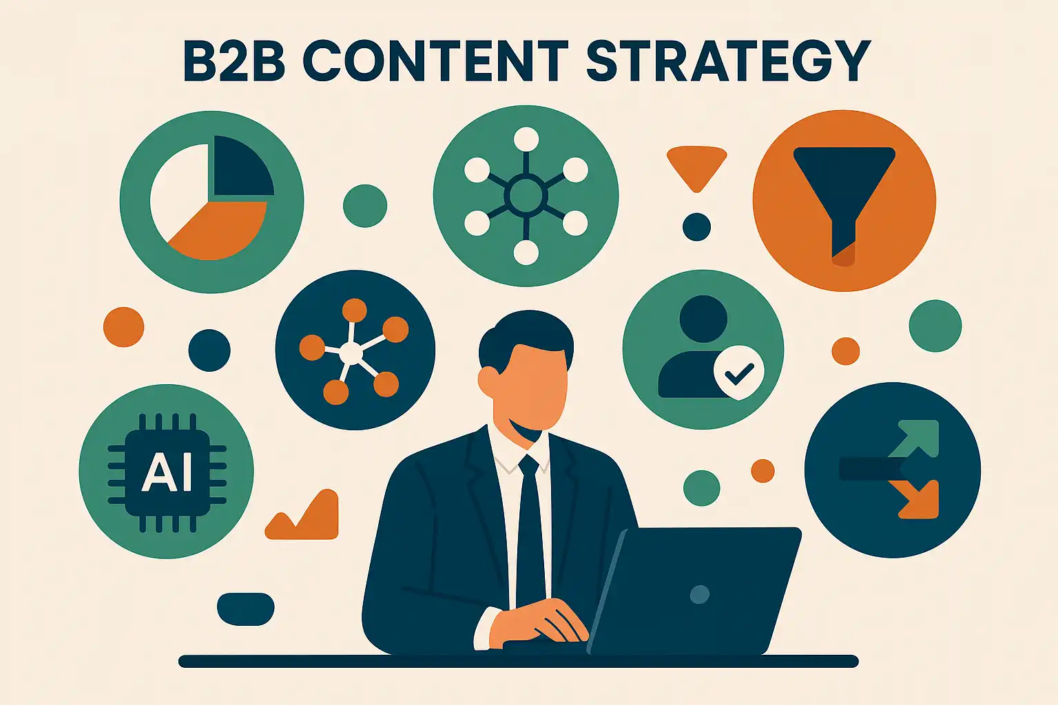 Stratégie de contenu SEO B2B 2025 : 7 piliers pour dominer votre niche