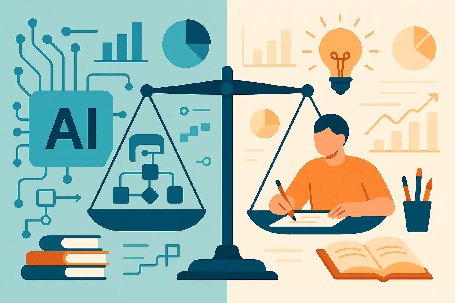 IA générative vs rédacteurs freelance : étude comparative ROI 2025