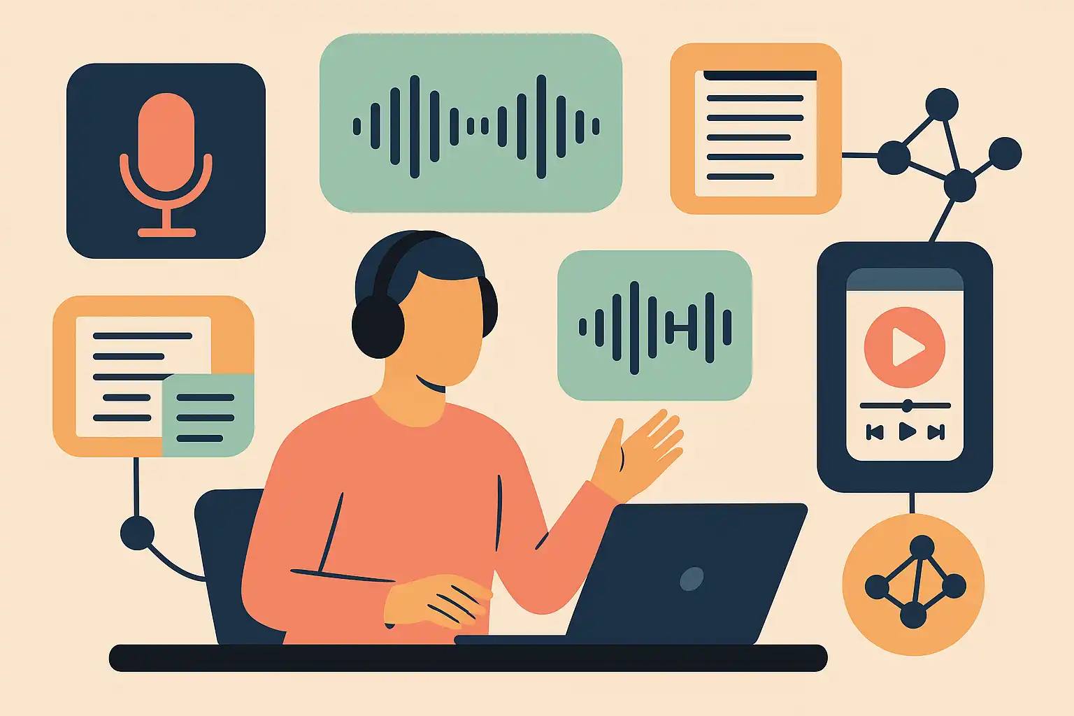Créer son podcast SEO avec l&rsquo;IA : transformer articles en contenus audio